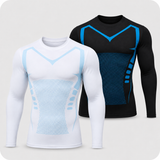 T-shirt de Compression Sport Homme Manches longues — Séchage Rapide