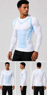 T-shirt de Compression Sport Homme Manches longues — Séchage Rapide