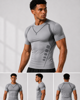 T-Shirt de Compression Sport Homme — Séchage Rapide